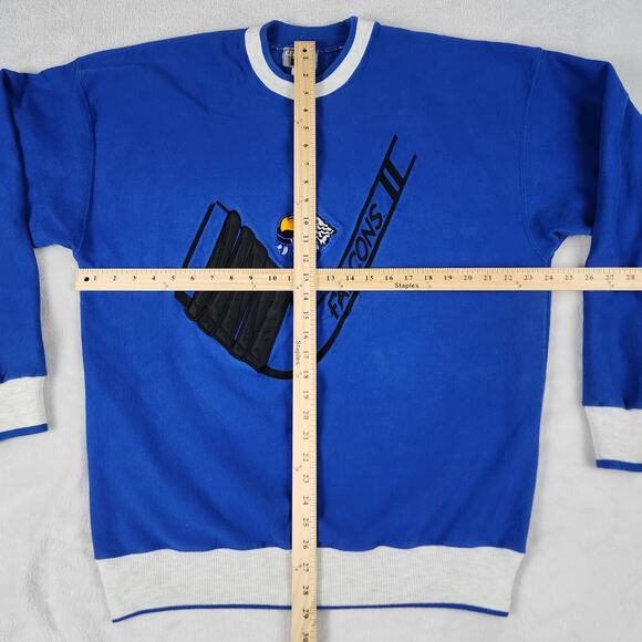 Vintage Springfield Falcons Hockey Sweater Adult XL Embroidered Legends Athletic - Picture 6 of 9